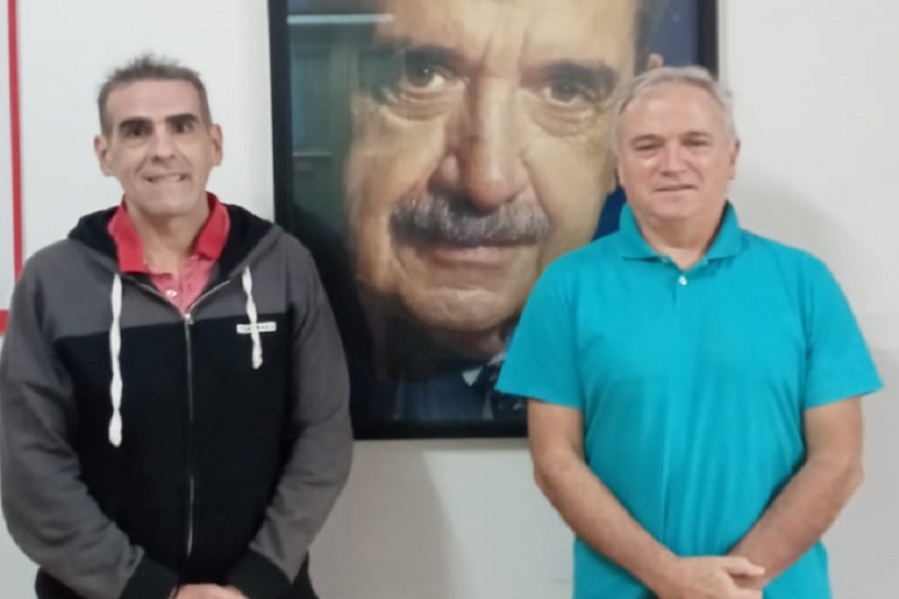 Polo Pérez Armari junto a Ezequiel Rizzi. 
