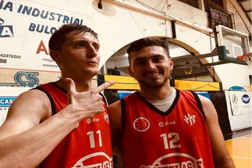 Kálmán Verbényi junto a Bruno Bordón.
