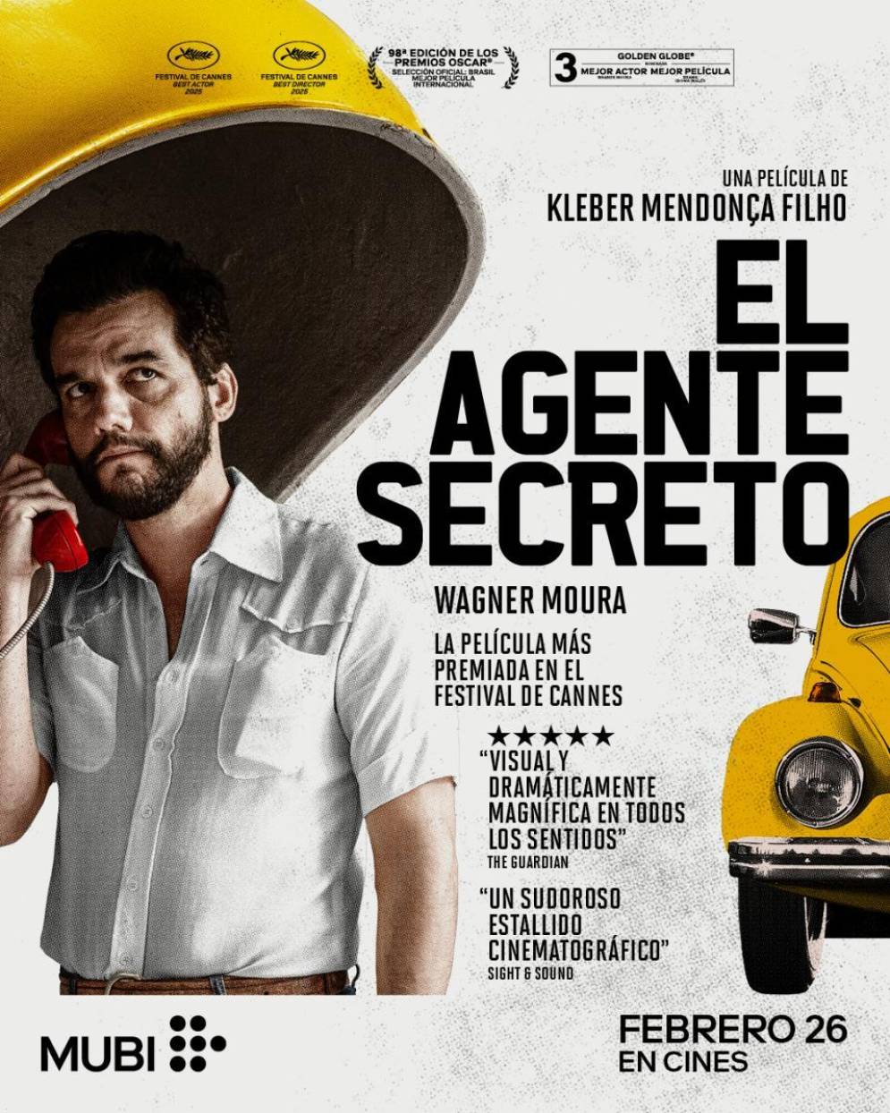 La cartelera del film.