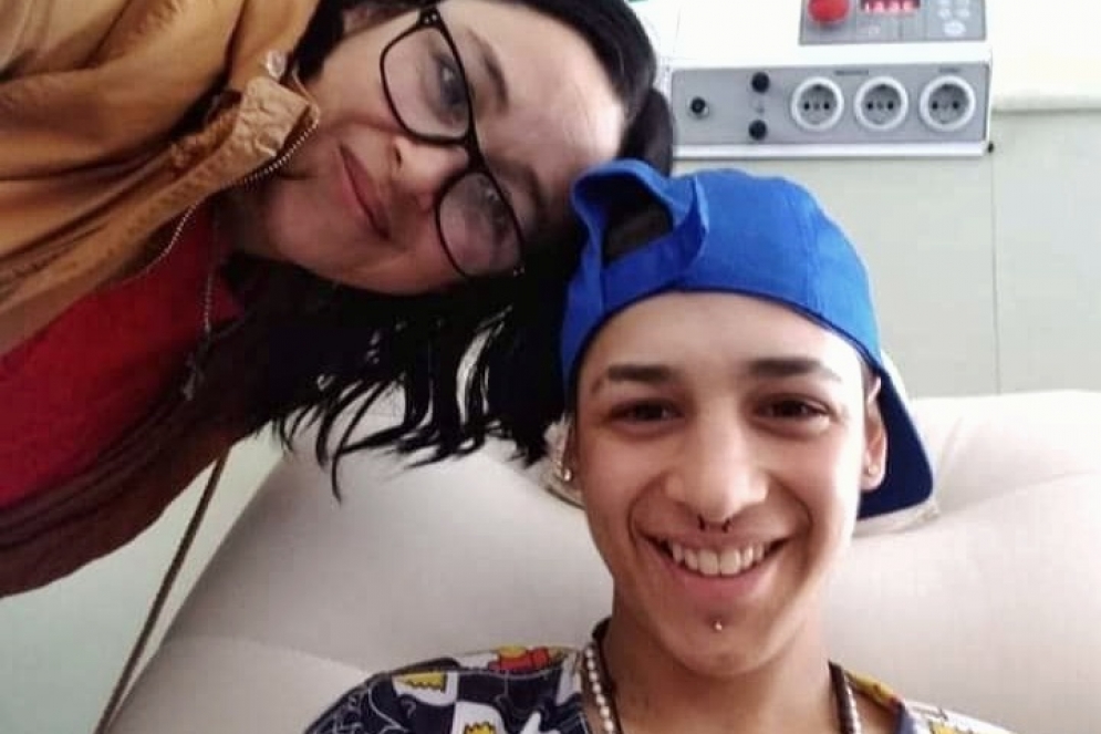 Ramiro junto a Natalia, su mamá: &quot;su sonrisa alegraba mis días&quot;.