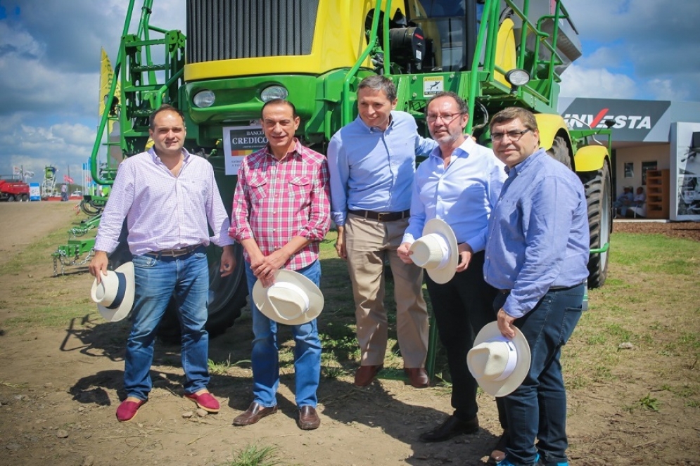 Arrieta participó de ExpoAgro. 