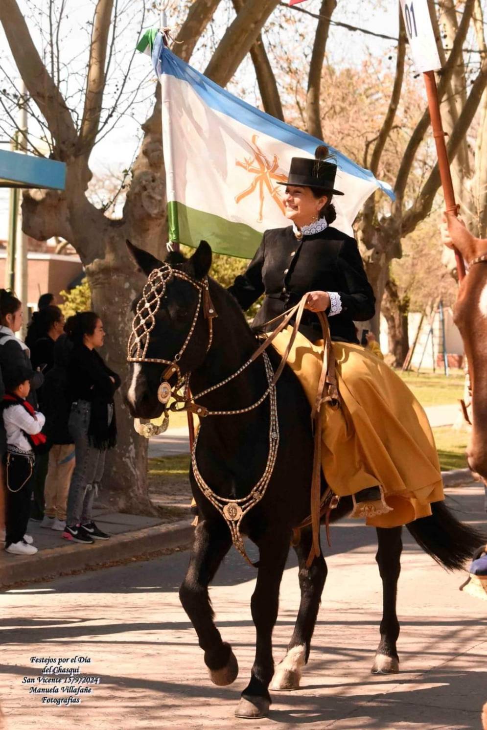 Gloria Núñez, presidenta del centro tradicionalista.