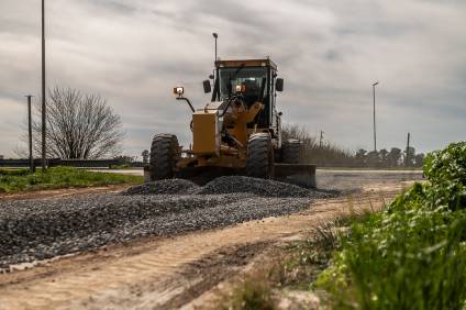 Marisa Fassi recorri&oacute; la obra de mejoramiento del acceso al CEPT N&deg; 33