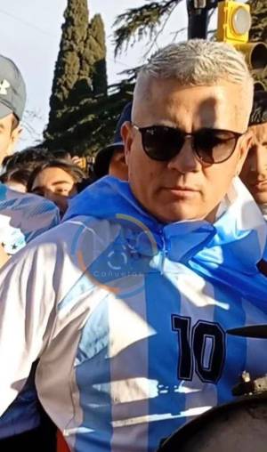 La v&iacute;ctima, minutos antes de ser asesinado. 