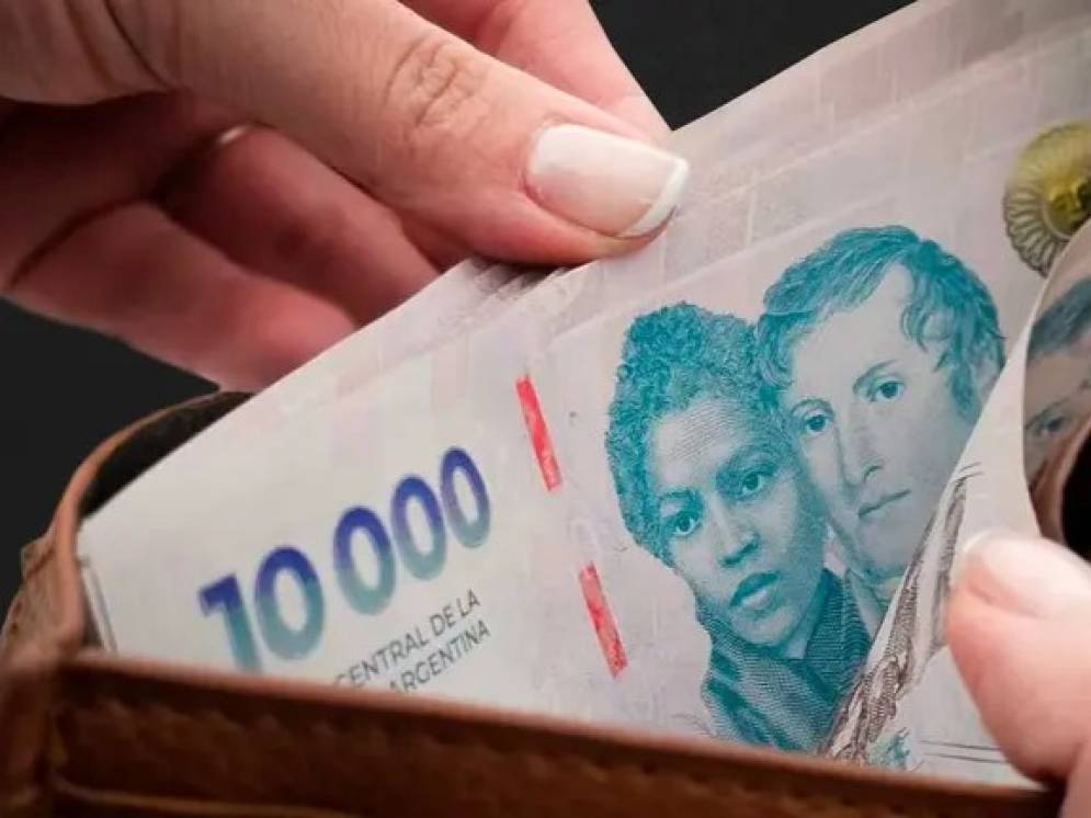 La billetera lagrimea a mitad de mes. 