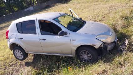 Salvaje robo y percusión de película en la Ruta 205