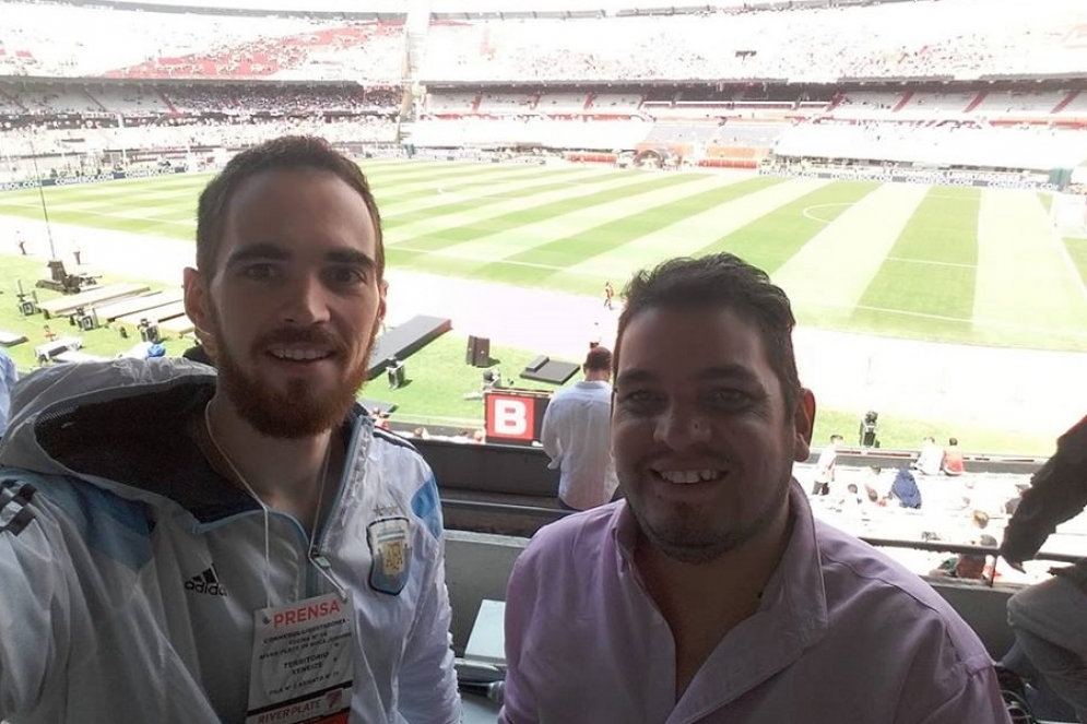 Nicolás Celhabe y Emiliano Silvero serán el relator y el comentarista del encuentro. 