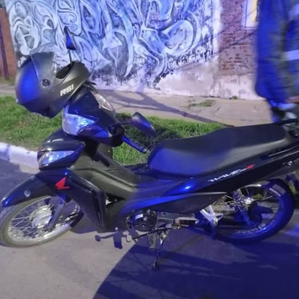 El propietario de la moto estaba en un local de 9 de julio al 600.