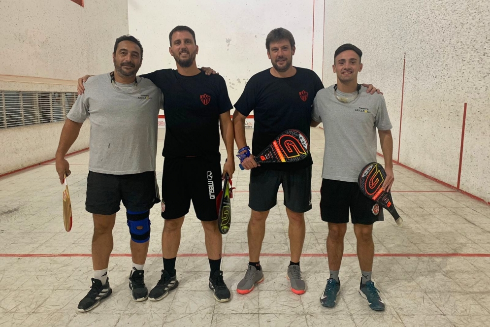 Silvio Godoy, Julio Del Valle, Mel Bellagamba y Agustín Jerez.
