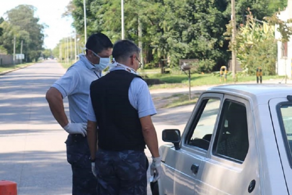 La Policía hará los controles en el único ingreso. 