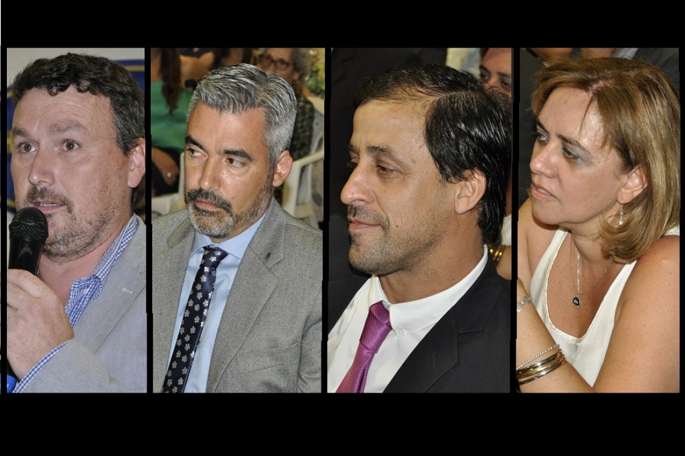 Santiago Mac Goey, Carlos Álvarez, Martín Augusto y Natalia Blasco.