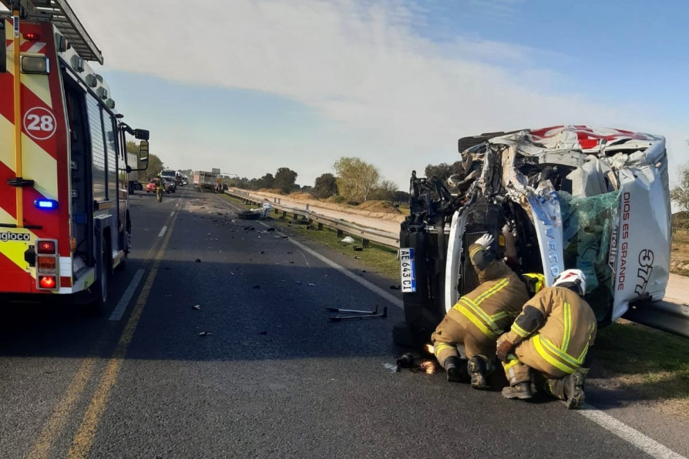 Sucedió en el kilómetro 61 de la Autopista Ezeiza Cañuelas, en el tramo inconcluso de un solo carril por mano.