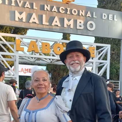 Carlos Aguirre y Mirta Carmona lograron una menci&oacute;n especial en el Festival Nacional de Malambo