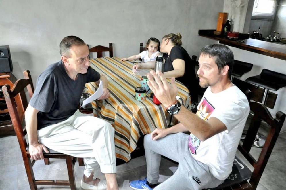 Arrieta junto a Apesteguía en el Morgante. 