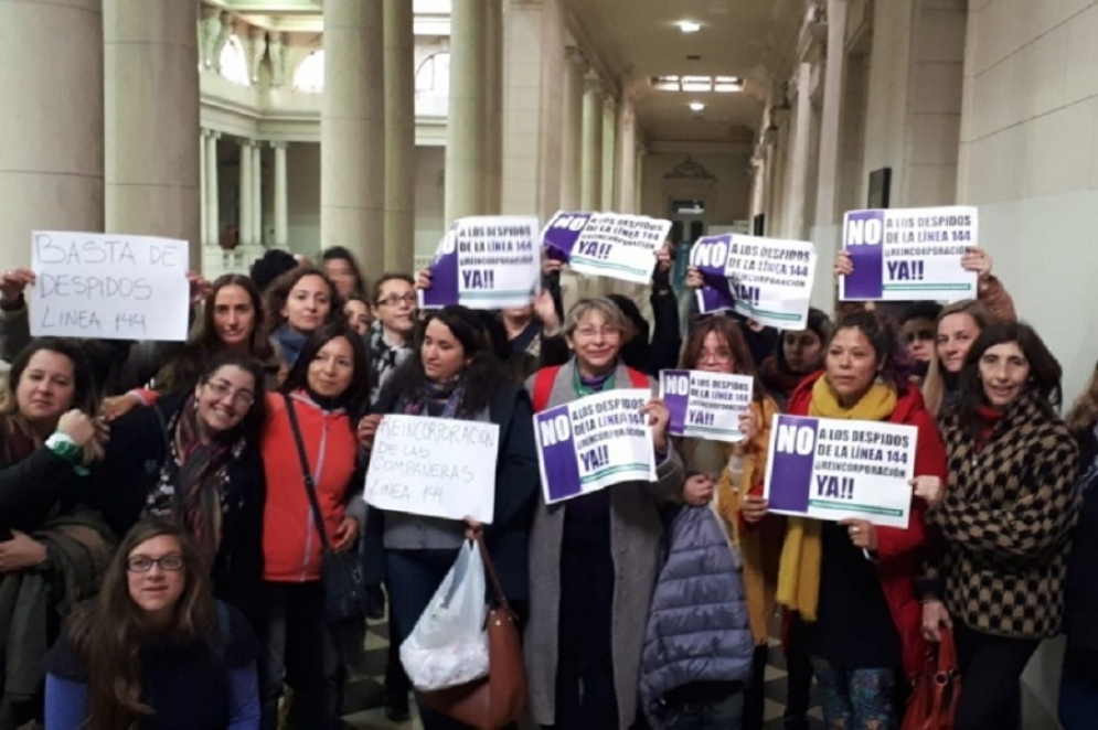 Las trabajadoras de llevan adelante distintas medidas de fuerza para visibilizar su problemática. 