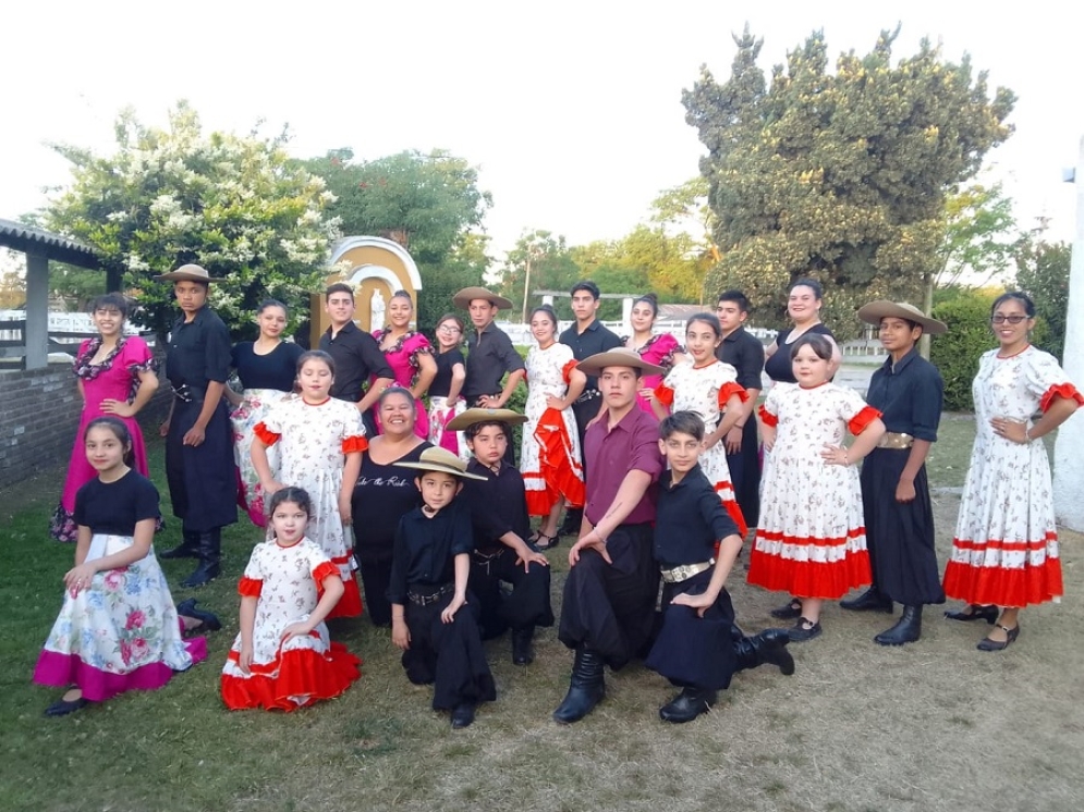 Parte del equipo que viaja a Cosquín.