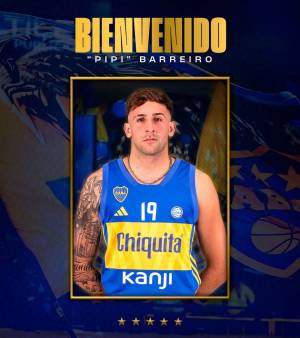 &quot;Feliz de volver&quot;, publicó tras su vuelta al actual bicampeón de la LNB.