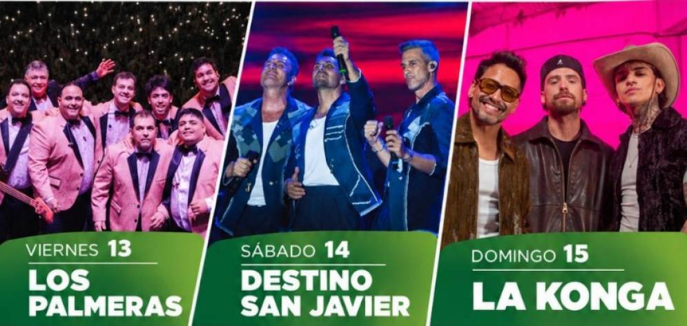 Los Palmeras, Destino San Javier y La Konga ser&aacute;n los principales shows de la Fiesta Provincial del Dulce de Leche