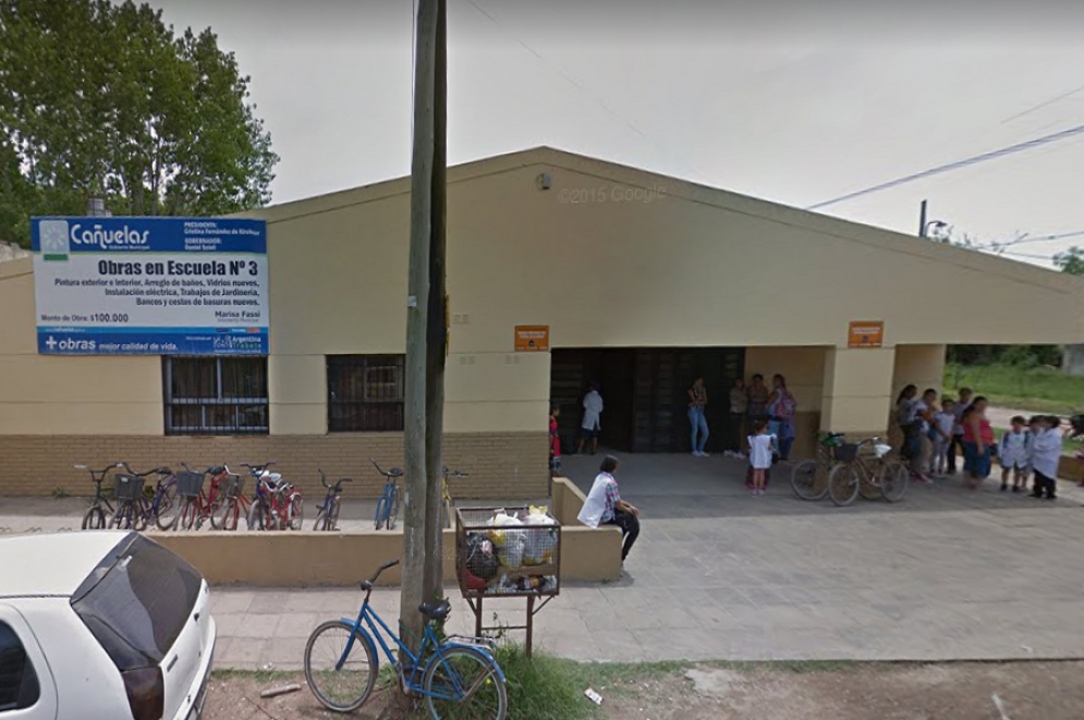La escuela N°3 es una de las cuales el municipio realizará obras. 