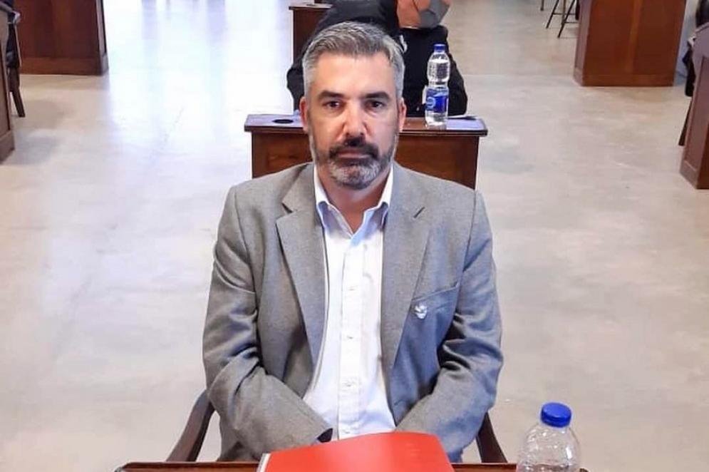 Carlos Álvarez en el recinto.