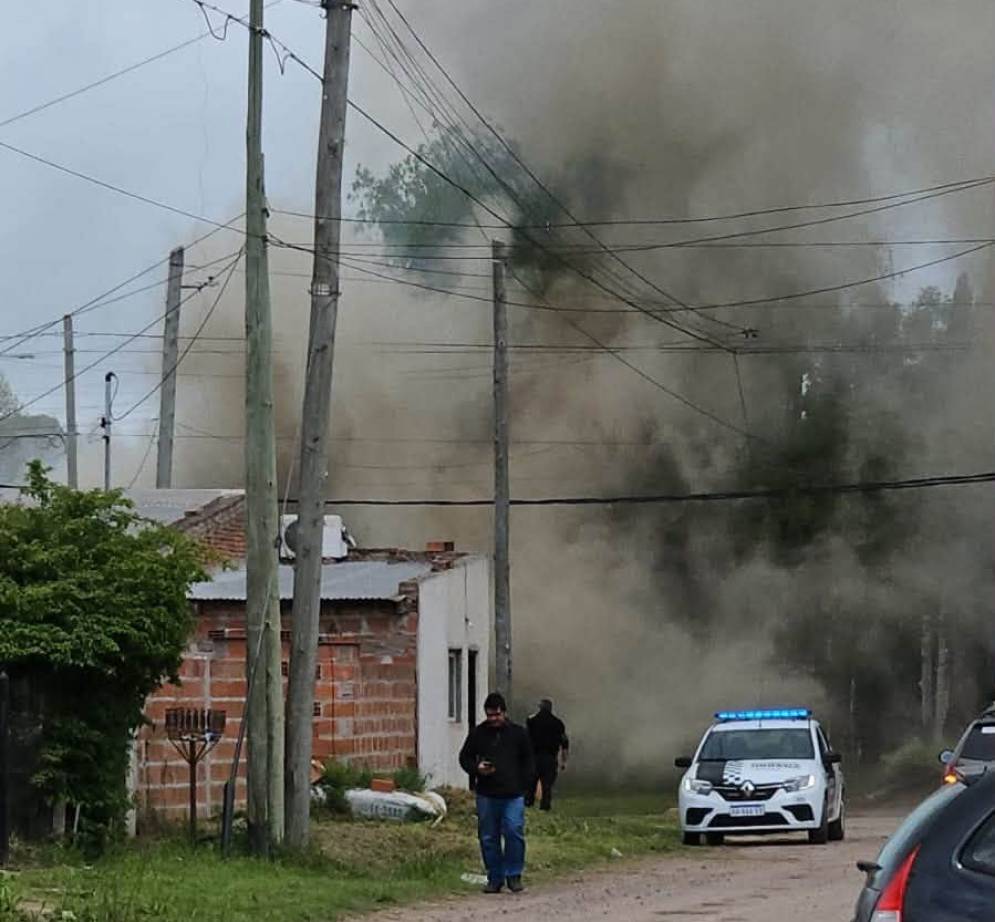 El incendio en la casa de Far&iacute;as. 