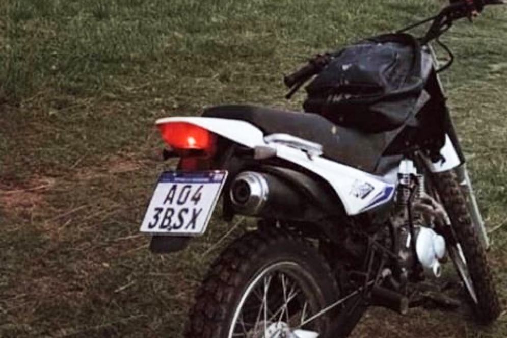 La Motomel 150 de Matías.