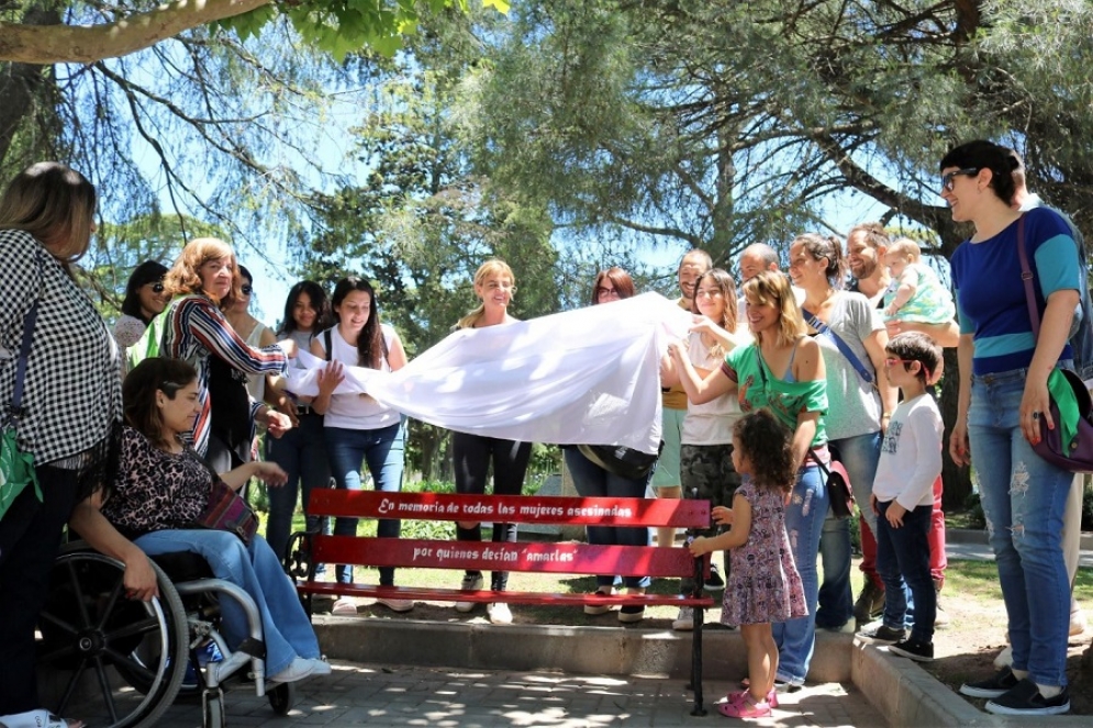 El momento de la inauguración. 