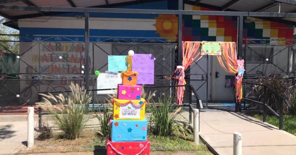 El frente del jardín comunitario, uno de los espacios que coordina De Frente.