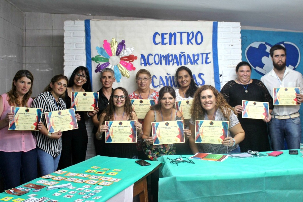 La entrega de diplomas se realizó en el Comedor Juan XXIII.