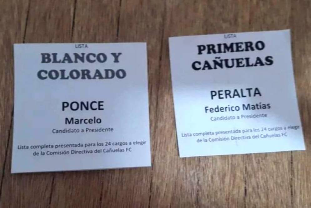 Las &quot;boletitas&quot; con las que se  votará el próximo sábado, de 9 a 17 horas.