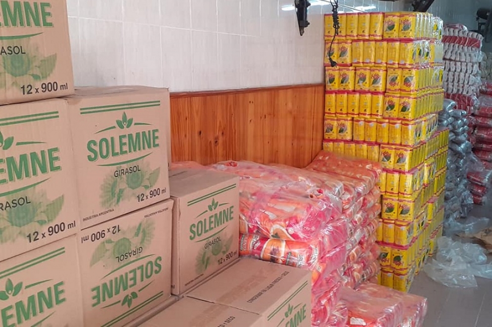 Los alimentos serán distribuidos por las escuelas. 