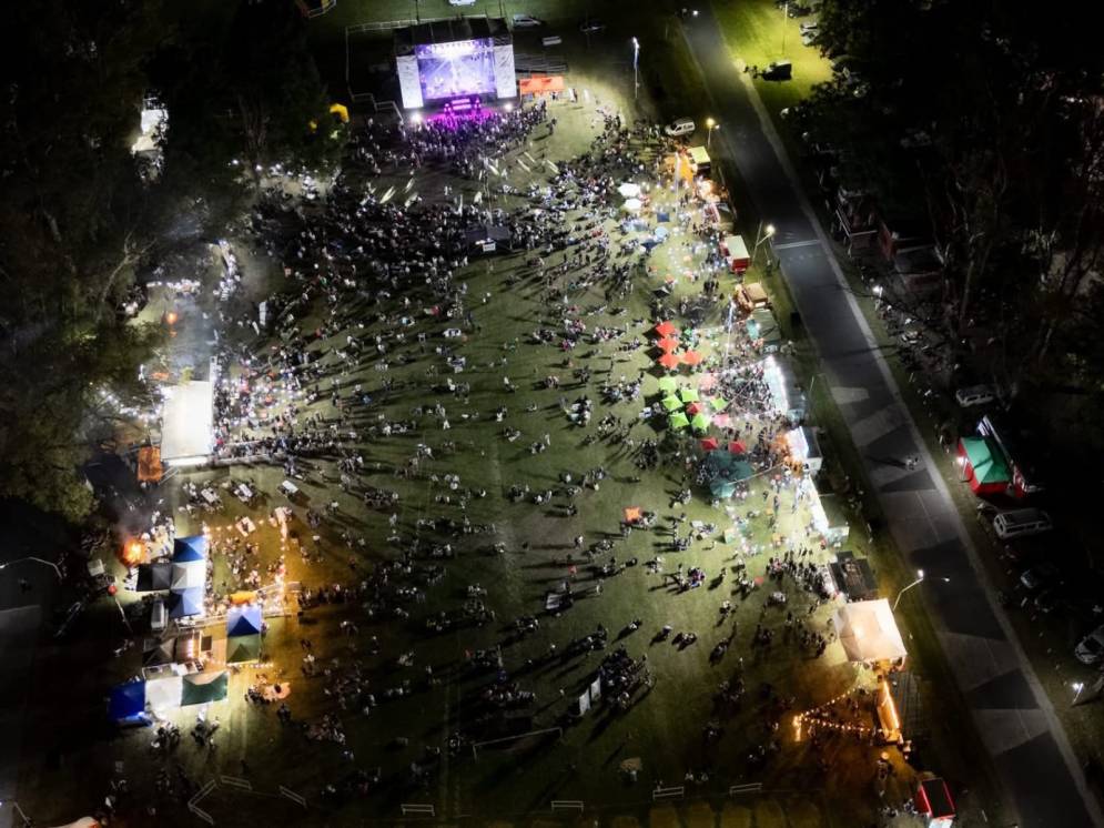 Una toma de altura del evento. Ph: LTVN.