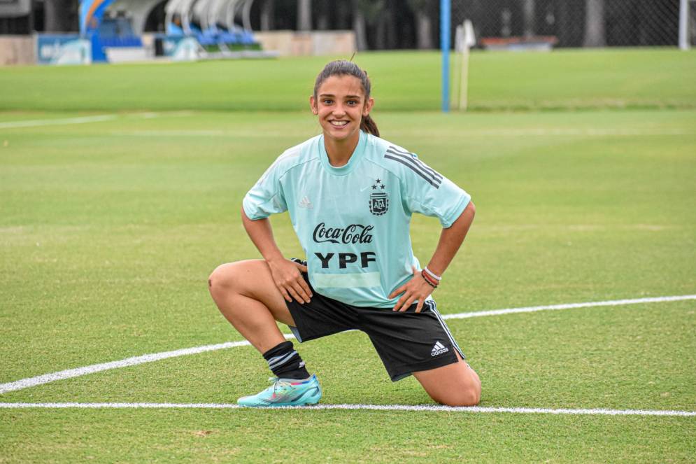 Se preparó en el predio de la AFA, en Ezeiza.