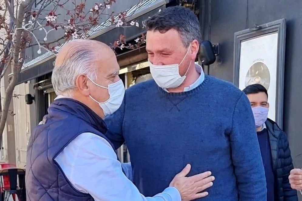 La agenda en Cañuelas incluyó una visita al Parque Industrial.